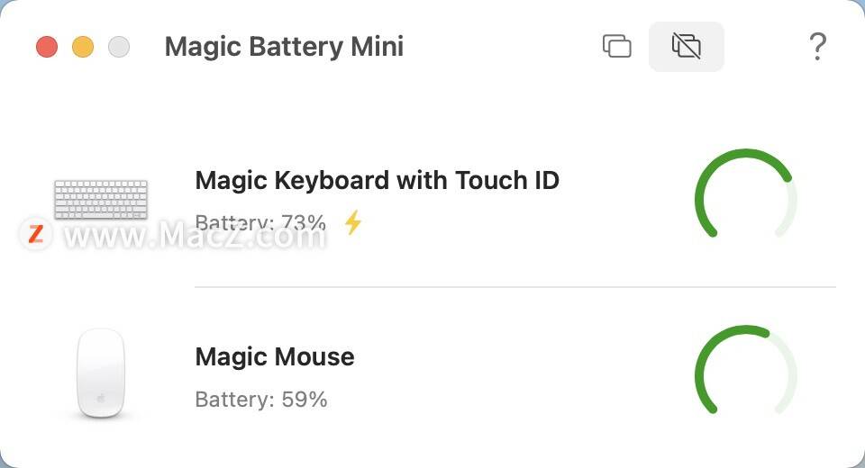 华为手机蓝牙自动断开连接
:蓝牙设备电量显示软件：Magic Battery Mini mac激活